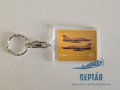 RepTár műanyag szögletes kulcstartó-többféle mintában